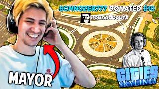 xQc Roasted by TTS Donos for 20 minutes straight while building Roundabout City in Cities Skylines