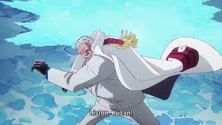 Kuzan full power vs Garp Il One Piece ll 4K full fight