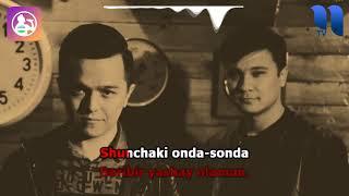 Shaxboz & Navruz - Songan tuygu OZBEKCHA KARAOKE