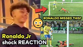 Cristiano Ronaldo Jr shock as Ronaldo misses open goal for Al Nassr vs Al Ain