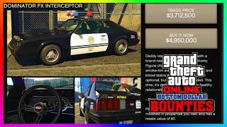 NEW Dominator FX Interceptor UNRELEASED POLICE Car MONEY Cop Cars GTA 5 DLC GTA Online Update