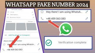 create fake number for WhatsApp account 2024 fake whatsapp kaise banaye  fake WhatsApp