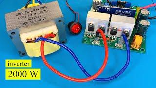 How To Make A Simple Inverter 2500w