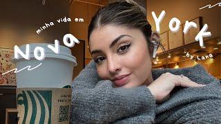 Minha vida em Nova York  conversa cafés e New York VLOG