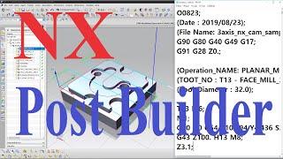 NX CAM - How to Create Customized Mill 3axis Fanuc post with NX POST BUILDER & TCL #1