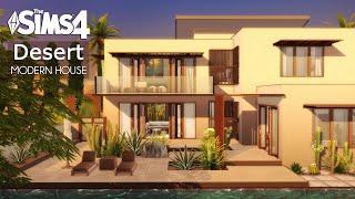 MODERN Desert House  The Sims 4  No CC  Stop Motion Build