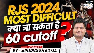 RJS Cut Off 2024  RJS 2024 Expected Cut Off  RJS PRE 2024  By Apurva Sharma