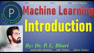 1. ML Introduction of Machine Learning #artificialintelligence #machinelearning #deeplearning