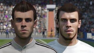 FIFA 16 vs FIFA 15 Faces Real Madrid Ronaldo Bale James