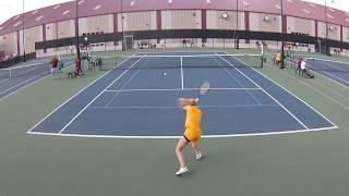 Big Hitting Division 1 Womens College Tennis-A Slugfest at No. 2 Spot Denver Univ #37 vs Wyoming