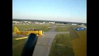 Canadian Harvards formation Takeoff