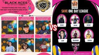 BLACK ACES VS PINK PANTHERS   ONE DAY LEAGUE  Spiking Aces Volleyball Camp