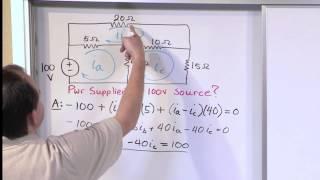 Mesh Current Problems in Circuit Analysis - Electrical Circuits Crash Course - Beginners Electronics