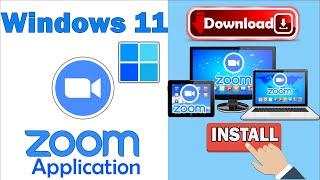 How to Download and Install Zoom App in Windows 11 - Youtube