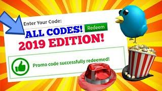 ALL ROBLOX PROMO CODES 2019