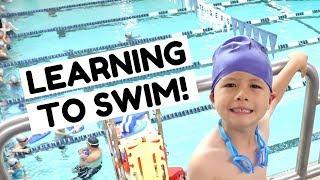 My 6 Year Old Learning to Swim in 8 Classes