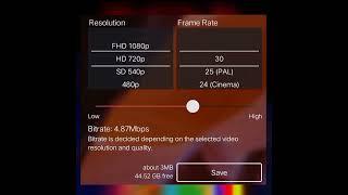 Kinemaster export Settings 