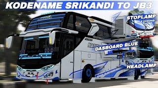 Share  Kodename Bussid V4.2 Srikandi Jb3 Resv x Danz Custom WhiteBlue Strobo Kotak Tumpuk Mboiss