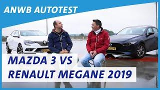 Mazda3 vs Renault Megane 2019 review  ANWB Autotest 