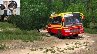 KSRTC Monster Off-Road Bus Driving  KSRTC Super fast bus  Euro truck simulator 2 bus mod