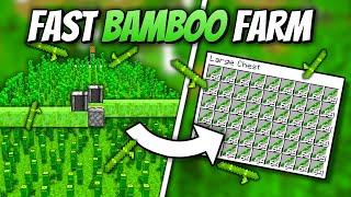 Bamboo Farm - 10000+ Per Hour - Minecraft 1.20+ Tutorial