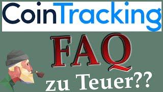 CoinTracking zu teuer? FAQ