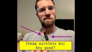 Cheap wireless microphone for iPhone