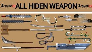 All Hiden Weapon Full Shadow Fight 2