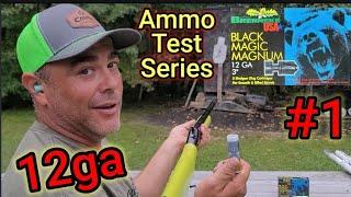 12ga Ammo Test Series #1 Brenneke BLACK MAGIC MAGNUM 3 600gr AccuracyGel