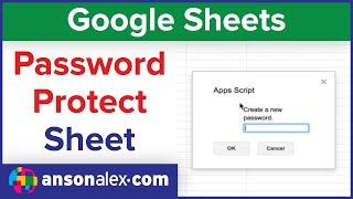 How to Password Protect a Google Sheet