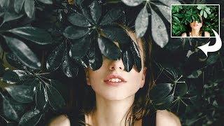 Photoshop Tutorial  How to create dark moody green effect in photoshop