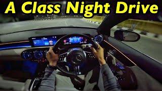 Mercedes A Class Night Drive Review @Aayushssm