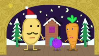 Peppa Pig - Mr. Potatos Christmas Show 25 episode  4 season HD