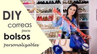 DIY Cómo hacer correas para bolsos personalizables