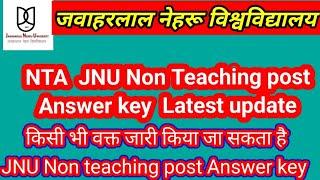 JNU non teaching post answer key 2023Jnu mts answer key 2023Nhi Non teaching post answer keyJnu