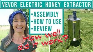 VEVOR ELECTRIC HONEY EXTRACTOR 24 Frame - Assembly • How To Use • Review