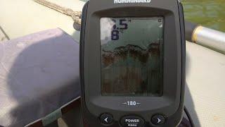 Эхолот humminbird piranhamax 180 трёхлучевой немного о меню и настройках.