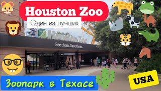 Houston Zoo. Зоопарк в Хьюстоне Техас США. Один из лучших в Америке. Прогулка выходного дня.