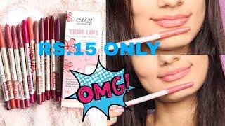 OMG. Just 15rupees  M.n menow lip liners  Review