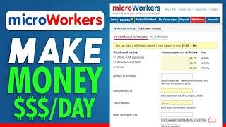 How To Earn Money With Microworkers  Easy Tutorial 2024