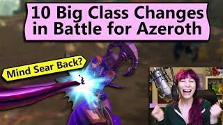 Ten Big Class Changes in BfA