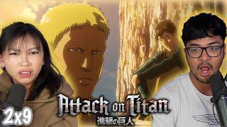 Opening  Girlfriend Reacts To Attack On Titan 2X9 REACTION