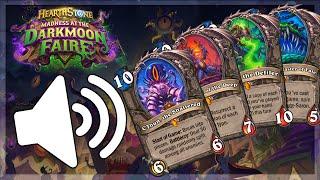 Hearthstone - All Legendary Play Sounds Music Subtitles Classic  Madness at the Darkmoon Faire