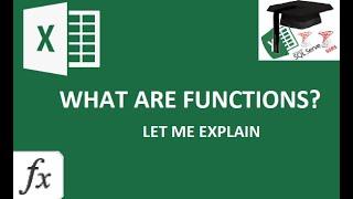 Excel introduction to functions - the basics