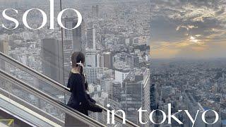 SOLO IN TOKYO  travelling alone shibuya sky + cried on my first day lol ep. 1