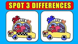 HOW GOOD ARE YOUR EYES  SPOT 3 DIFFERENCES  Alphabet Lore 2