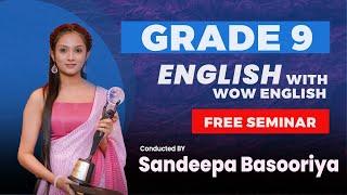 Grade 9 English   Free Seminar   English With WOW English