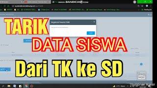 Cara Tarik Data TK Kober PAUD ke SD di dapodik