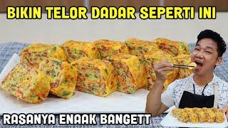 Bikin Telur Dadar Seperti Ini Rasanya Enaak Banget