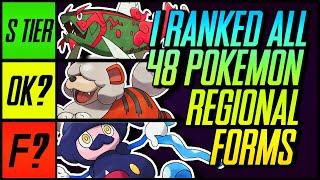 I Ranked All 48 Regional Form Pokemon  Mr1upz